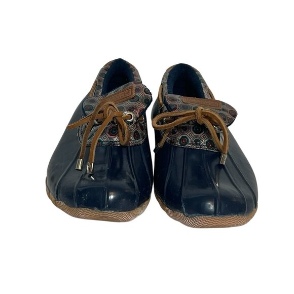 Sperry Top Siders Women Brown Size 10 Lace Up Waterproof Rubber Duck Boat Shoes - Picture 3 of 6
